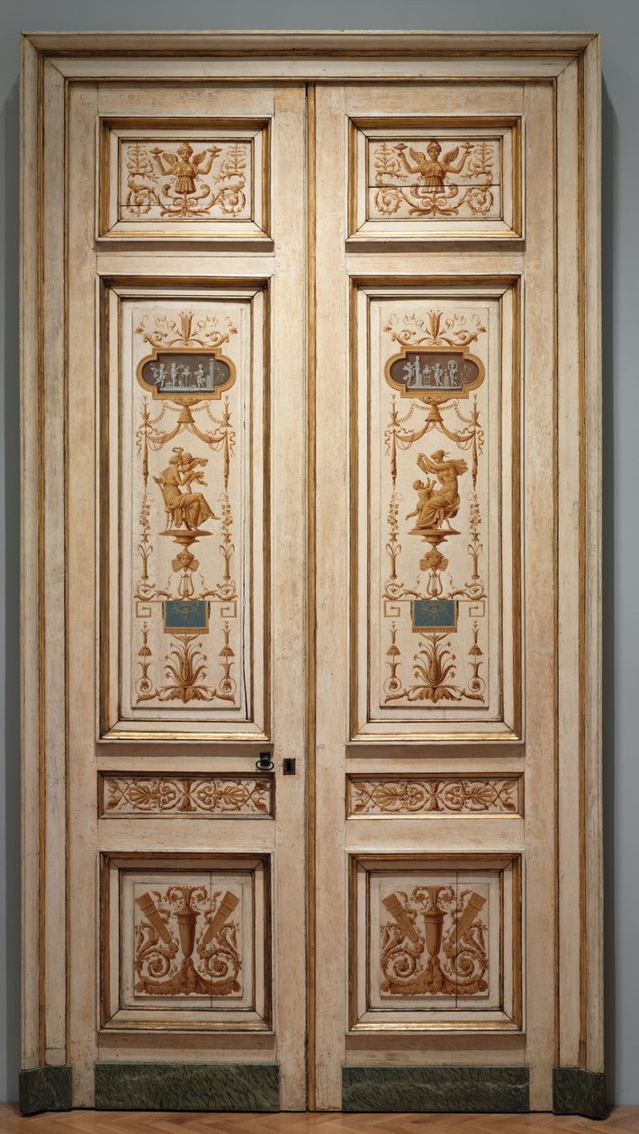 Dvoukřídlé dveře, 1790s od Pierre II Rousseau