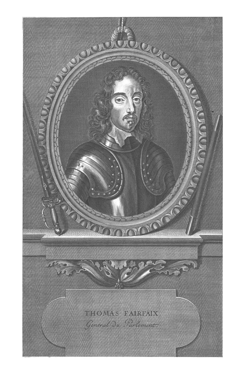 Thomas Fairfax, počátek 18. století. od Pierre Imbert Drevet