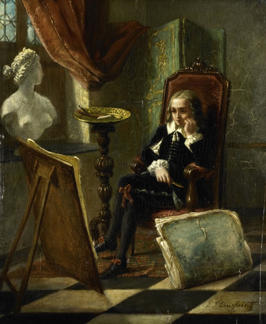 Mladý malíř od Pierre Joseph Toussaint