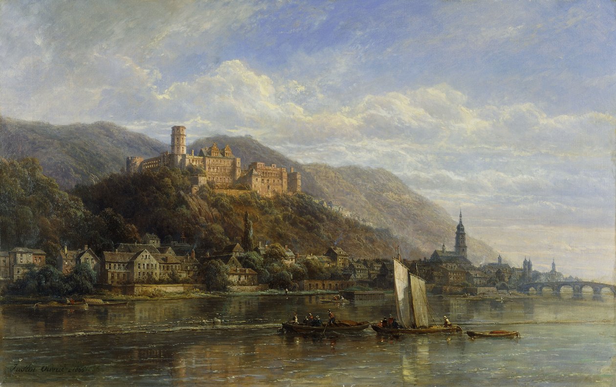 Heidelberg, 1866 od Pierre Justin Ouvrie