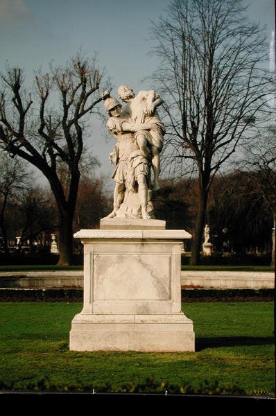 Aeneas a Anchises (mramor) od Pierre Lepautre