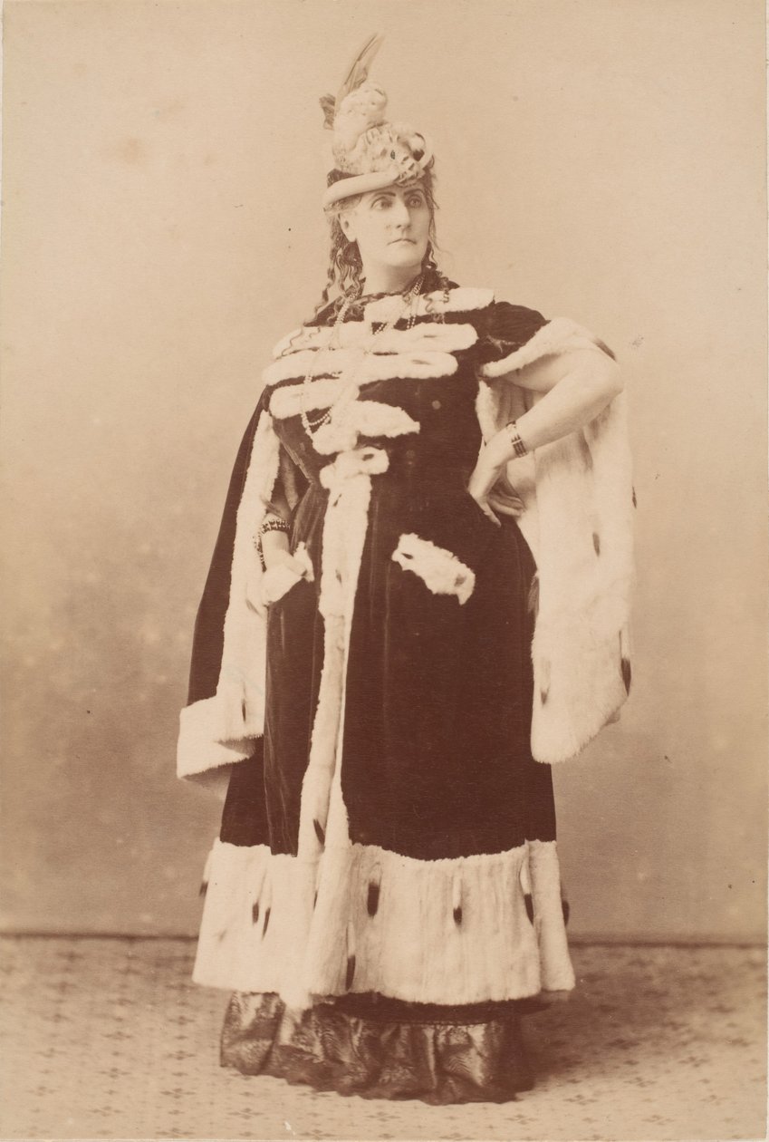 [La Comtesse v Ermine Cape], 60. léta 19. století. od Pierre Louis Pierson