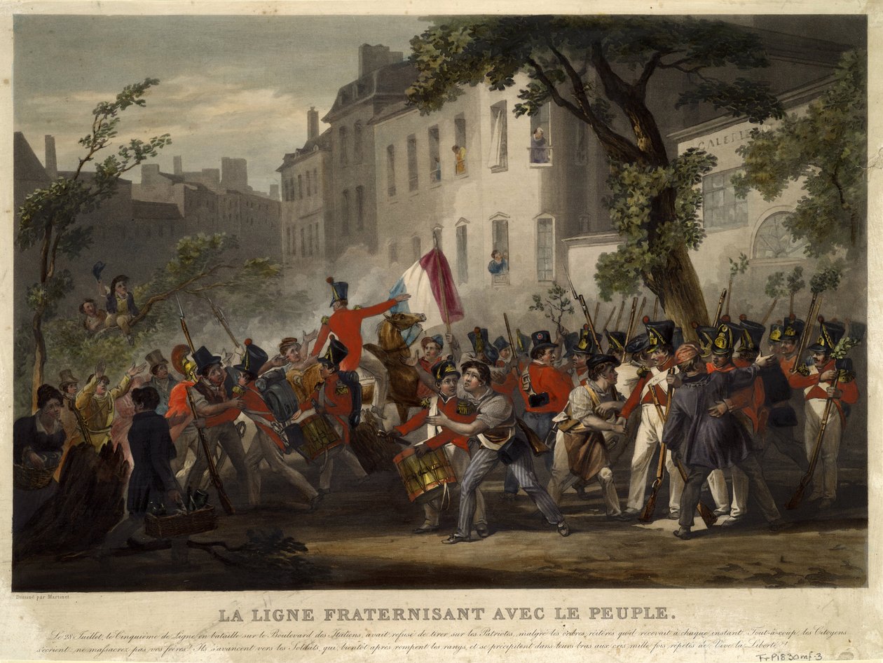 Červencová revoluce 1830, 1830 od Pierre Martinet