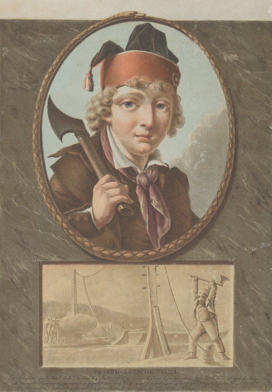 Joseph-Agricol Viala, po Sablet, ca. 1795. od Pierre Michel Alix