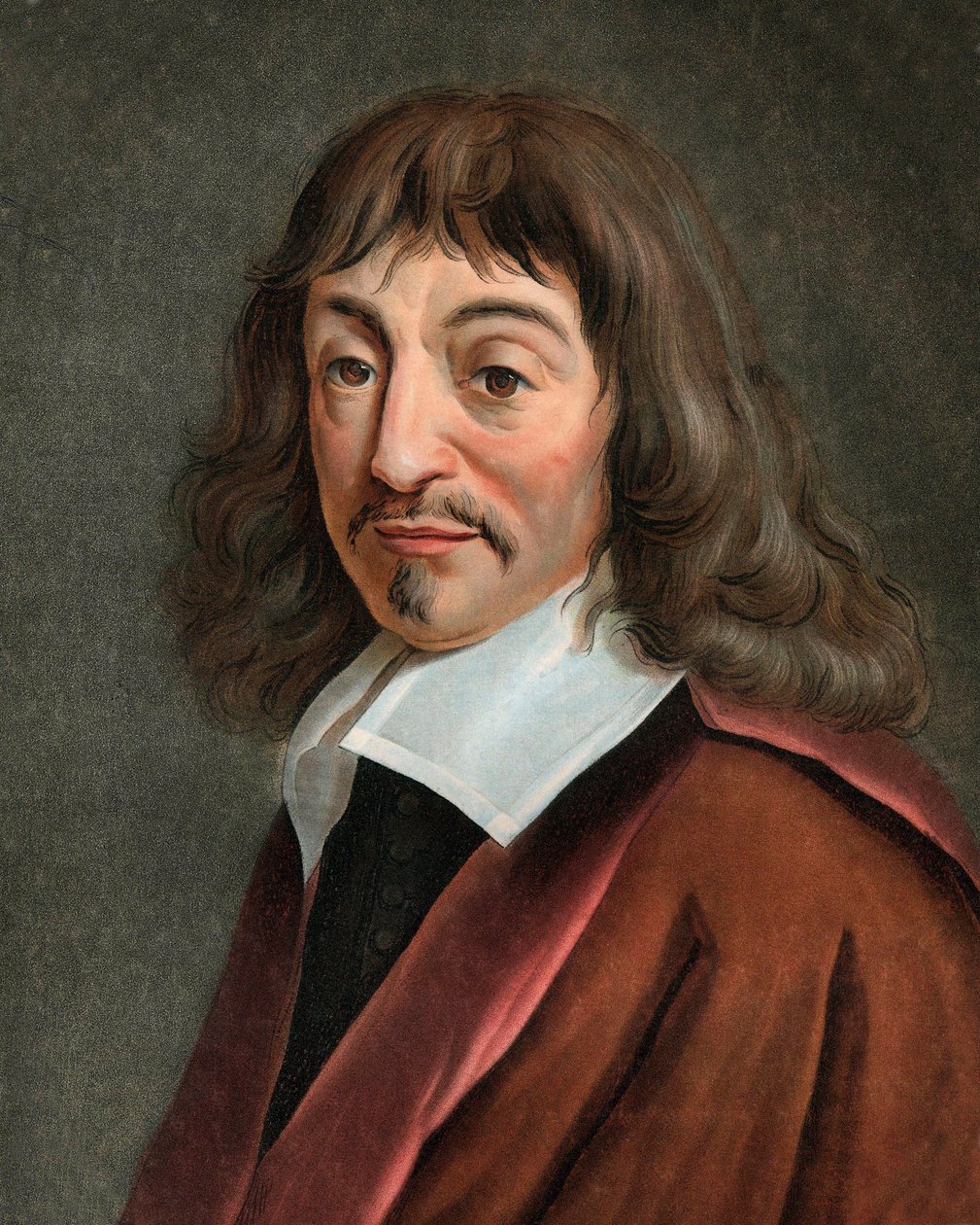 Portrét René Descartes od Pierre Michel Alix