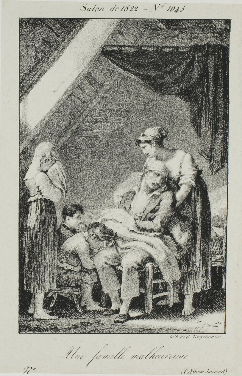 Nešťastná rodina od Pierre Paul Prud