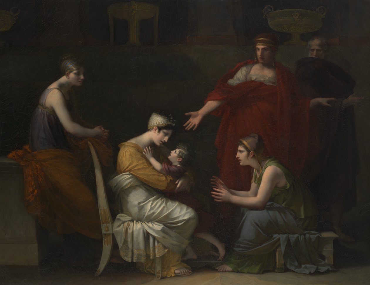 Andromache a Astyanax, 1813-17, 1823-24. od Pierre Paul Prud