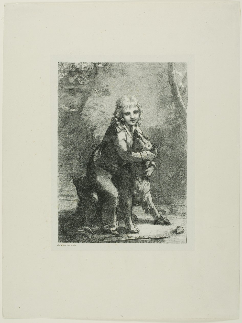 Chlapec se psem od Pierre Paul Prud