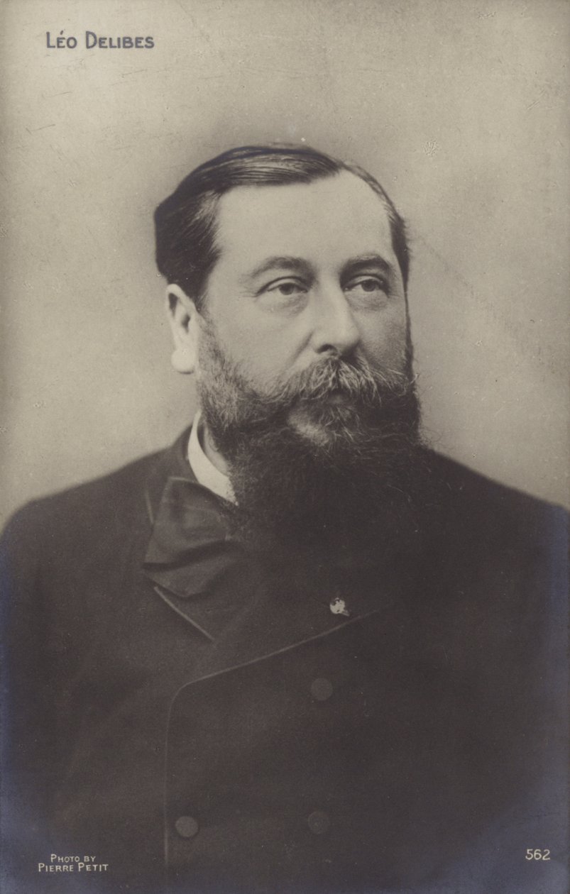 Leo Delibes , francouzský skladatel (1836-1891) od Pierre Petit