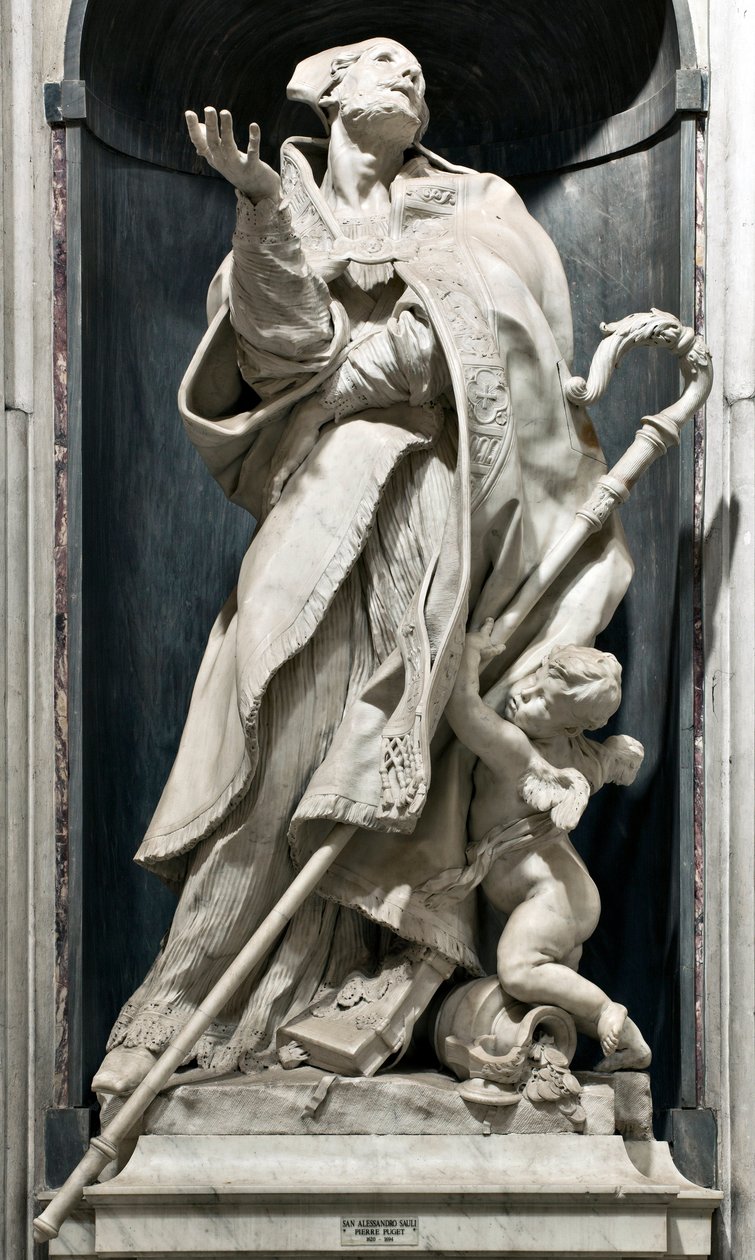 St Alexander Sauli (socha od Pierre Puget