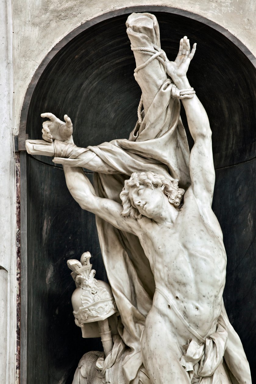 Svatý Šebestián, detail (Socha od Pierre Puget