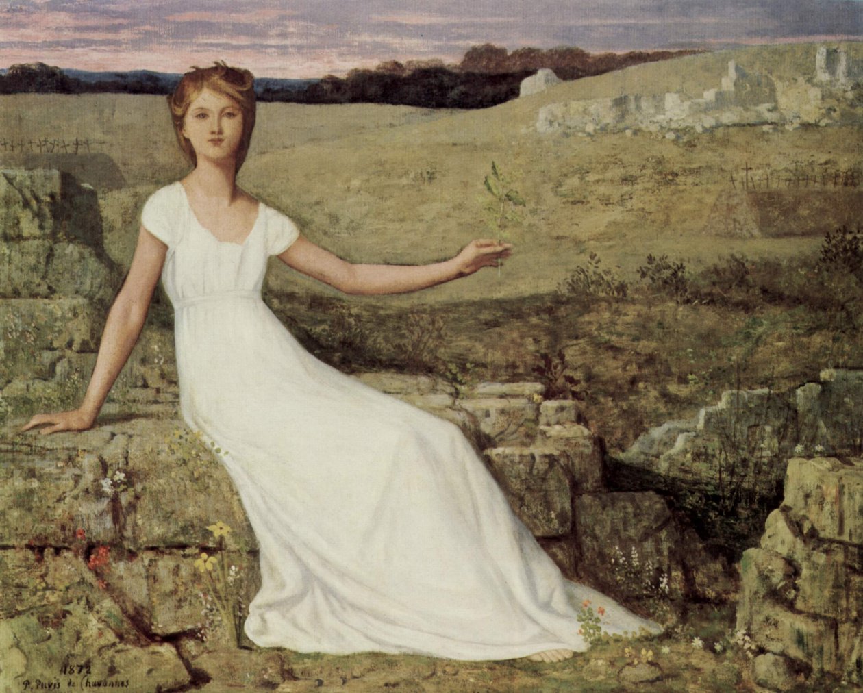 Naděje od Pierre Puvis de Chavannes