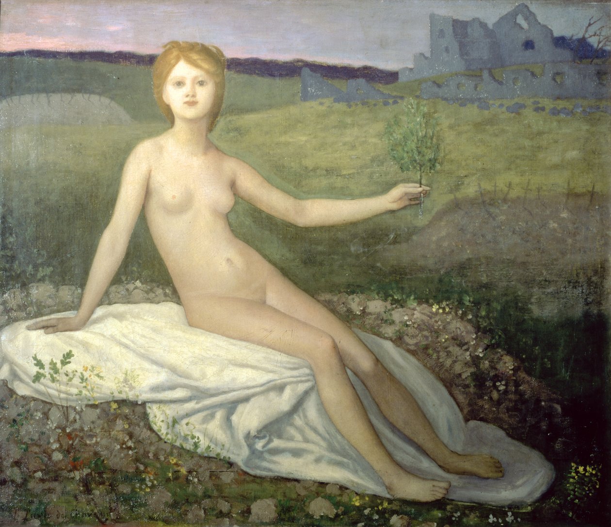 Hope, 1871-2 (viz 204644) od Pierre Puvis de Chavannes