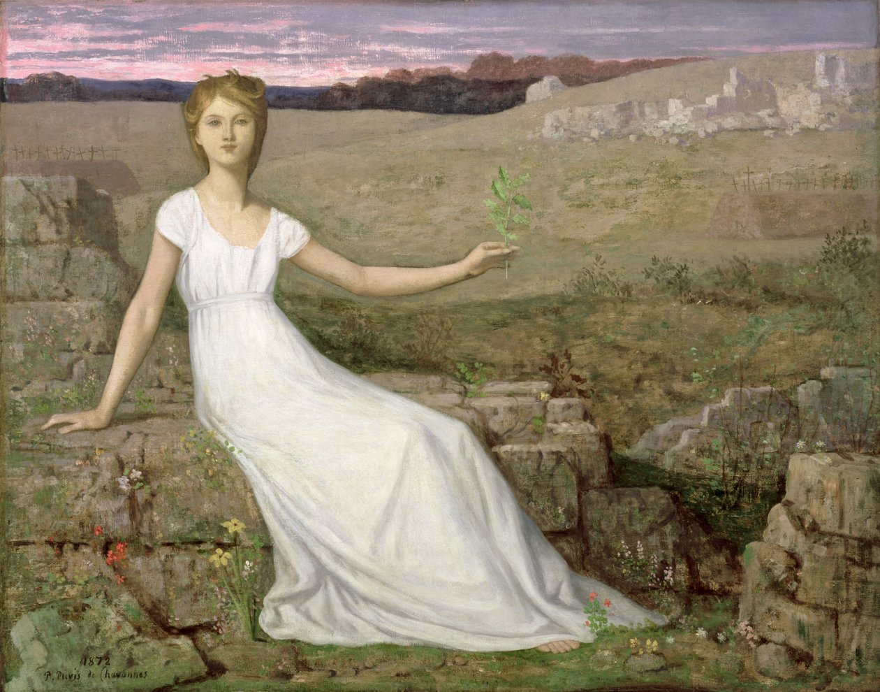 Hope, 1872 (viz 83731) od Pierre Puvis de Chavannes