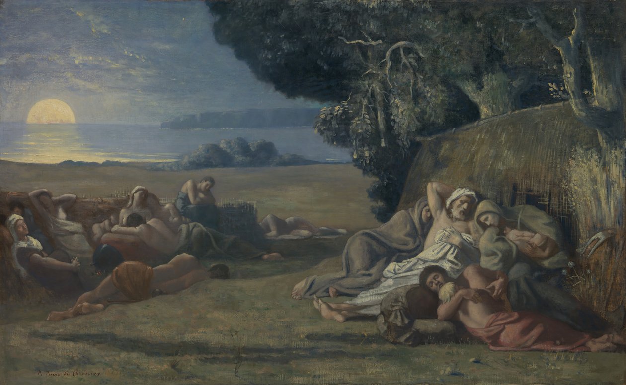 Spi, ca. 1867-70. od Pierre Puvis de Chavannes