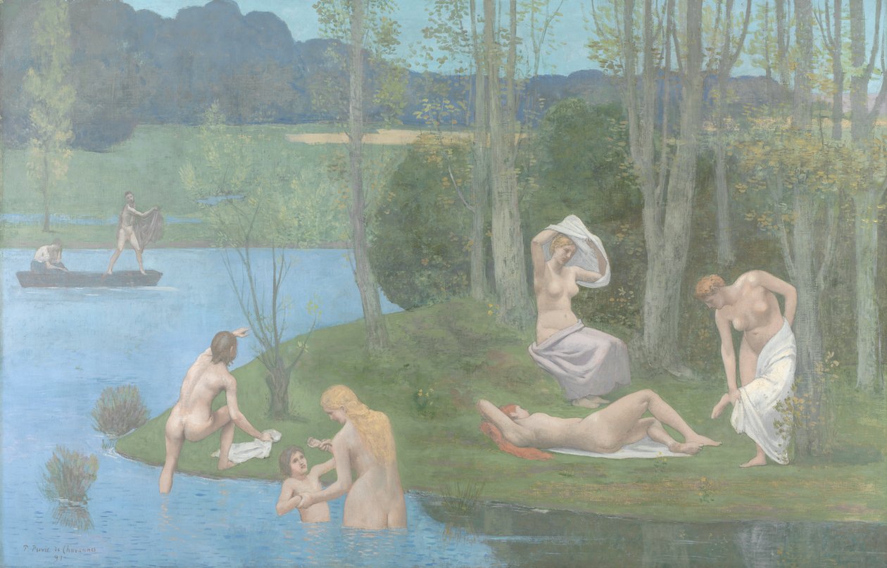 Léto od Pierre Puvis de Chavannes