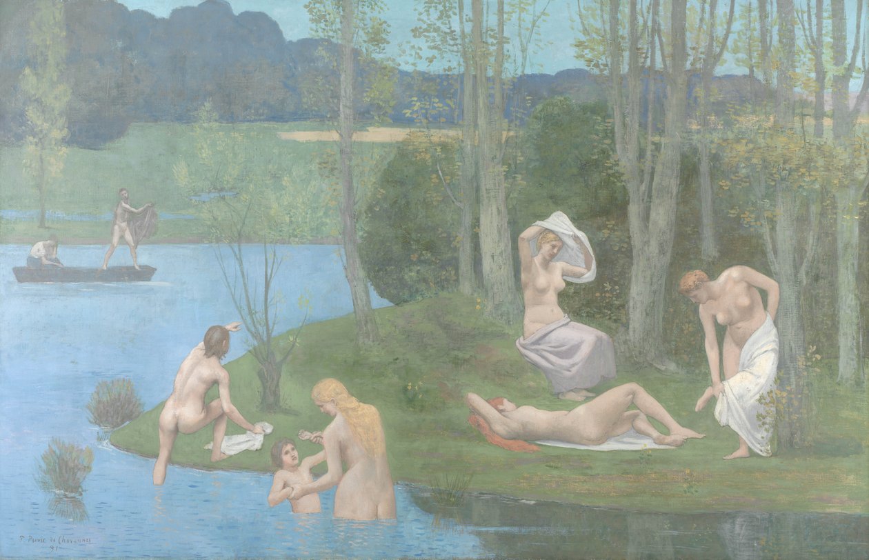 Léto od Pierre Puvis de Chavannes