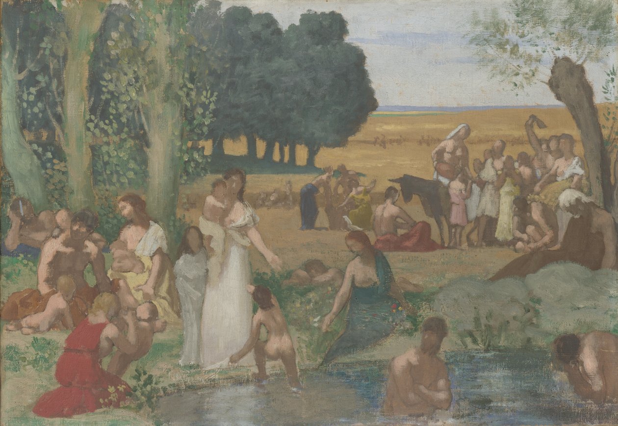 Léto před rokem 1873 od Pierre Puvis de Chavannes