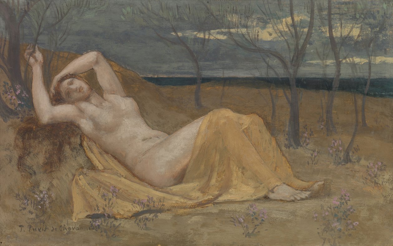 Tamaris, ca. 1886-87. od Pierre Puvis de Chavannes