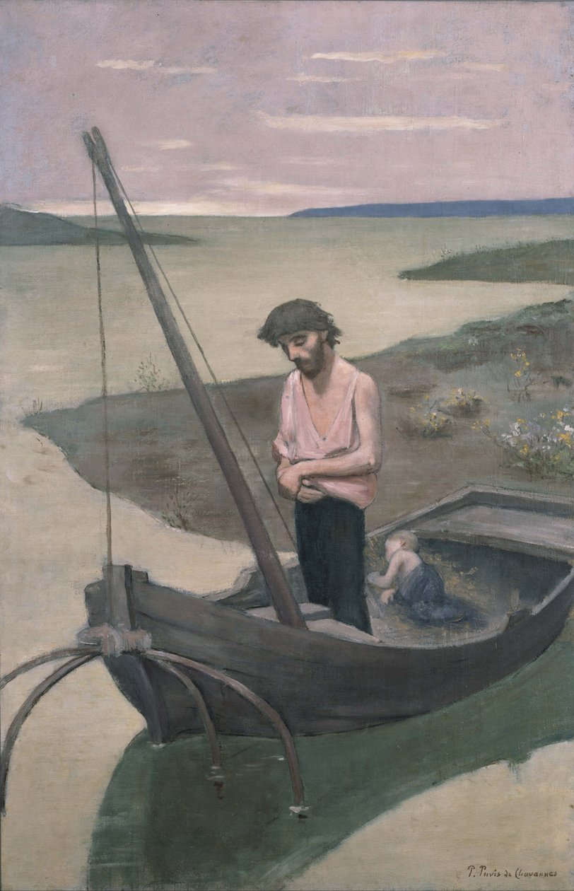 Chudák rybář od Pierre Puvis de Chavannes