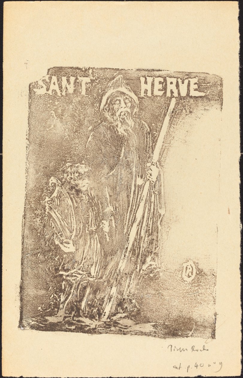 Svatý Herve od Pierre Roche