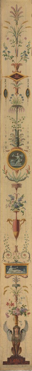 Dekorativní panel, 90. léta 18. století. od Pierre Rousseau