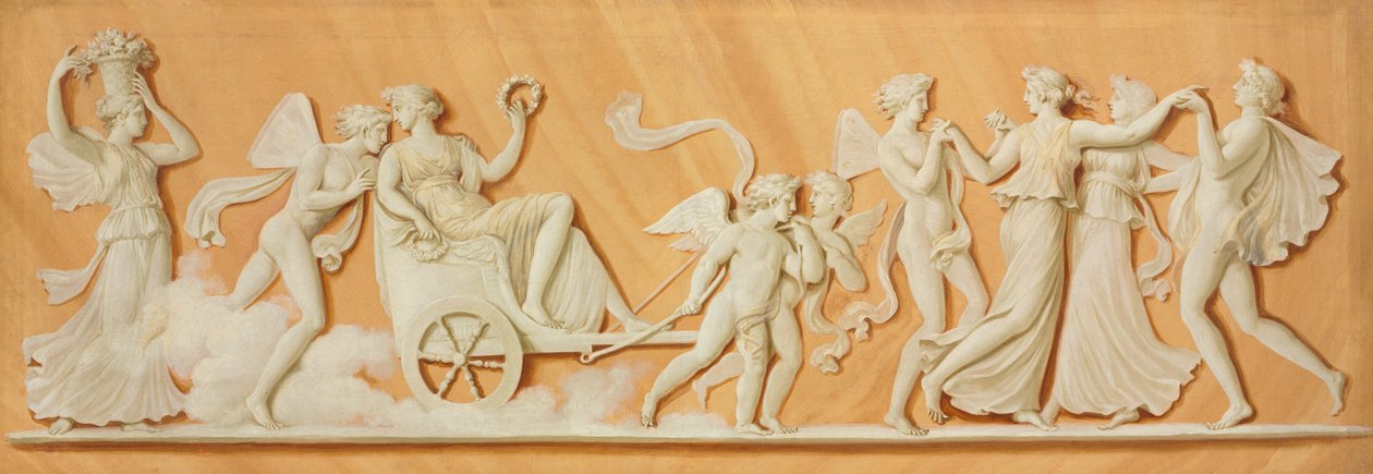 Overdoor Painting, 1790s. od Pierre Rousseau
