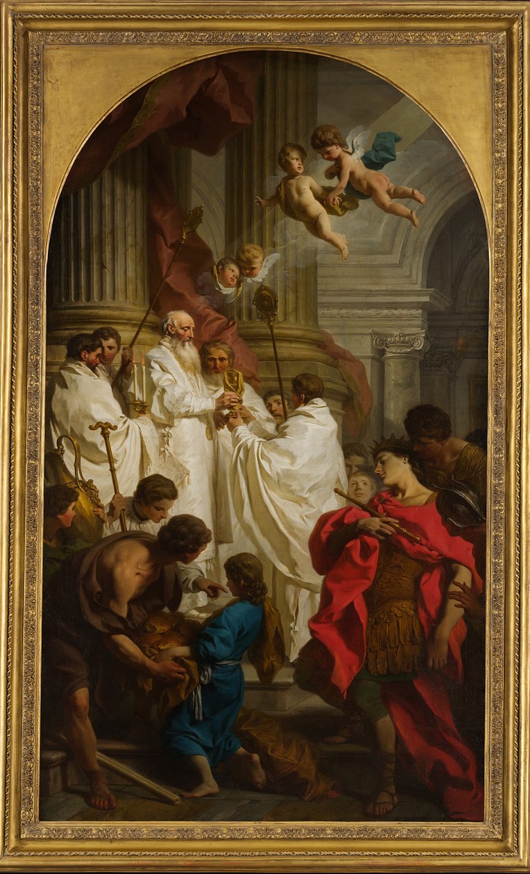 Mše svatého Basila, 1746. od Pierre Subleyras