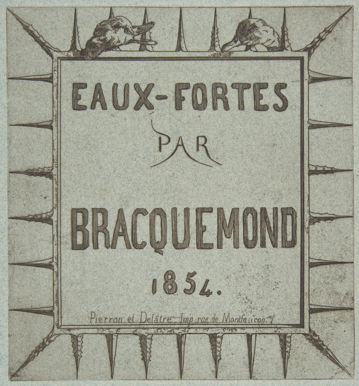 Lepty od Bracquemonda, 1854. od Pierron et Delâtre