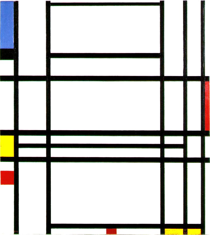 Složení 10 od Piet Mondrian