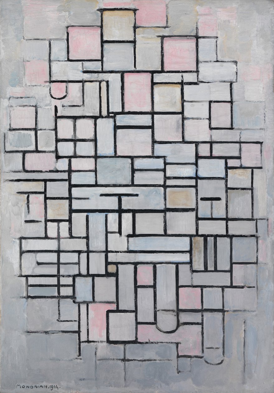 Složení č. IV od Piet Mondrian
