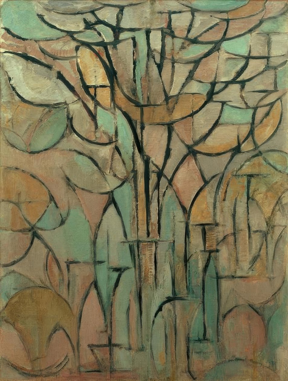 Stromy od Piet Mondrian
