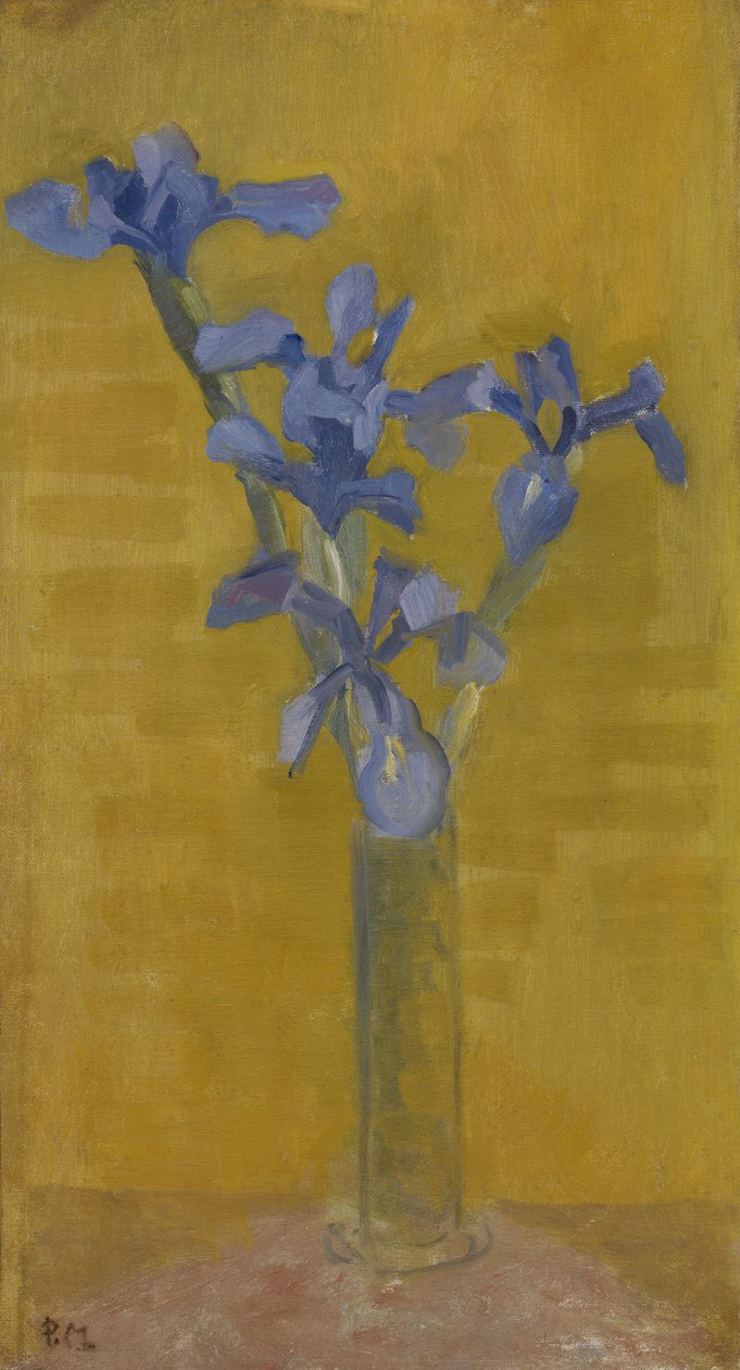 Kosatce od Piet Mondrian