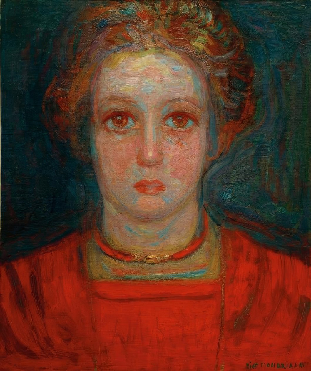 Portrét dívky od Piet Mondrian