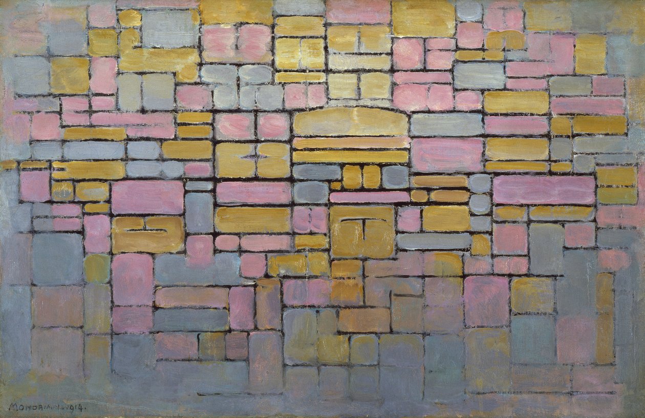 Tabulka č. 2 od Piet Mondrian