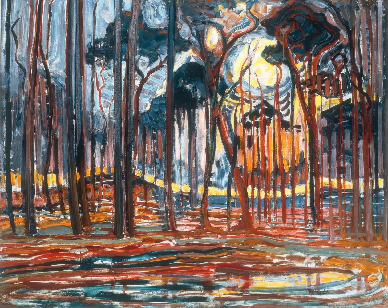 Les poblíž Oele od Piet Mondrian