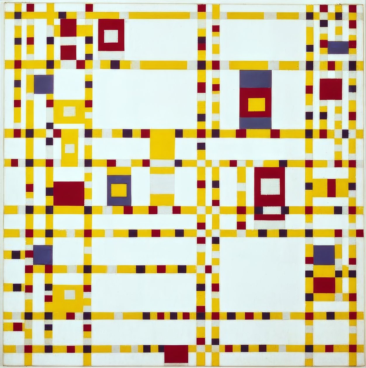 Broadway Boogie-Woogie od Piet Mondrian