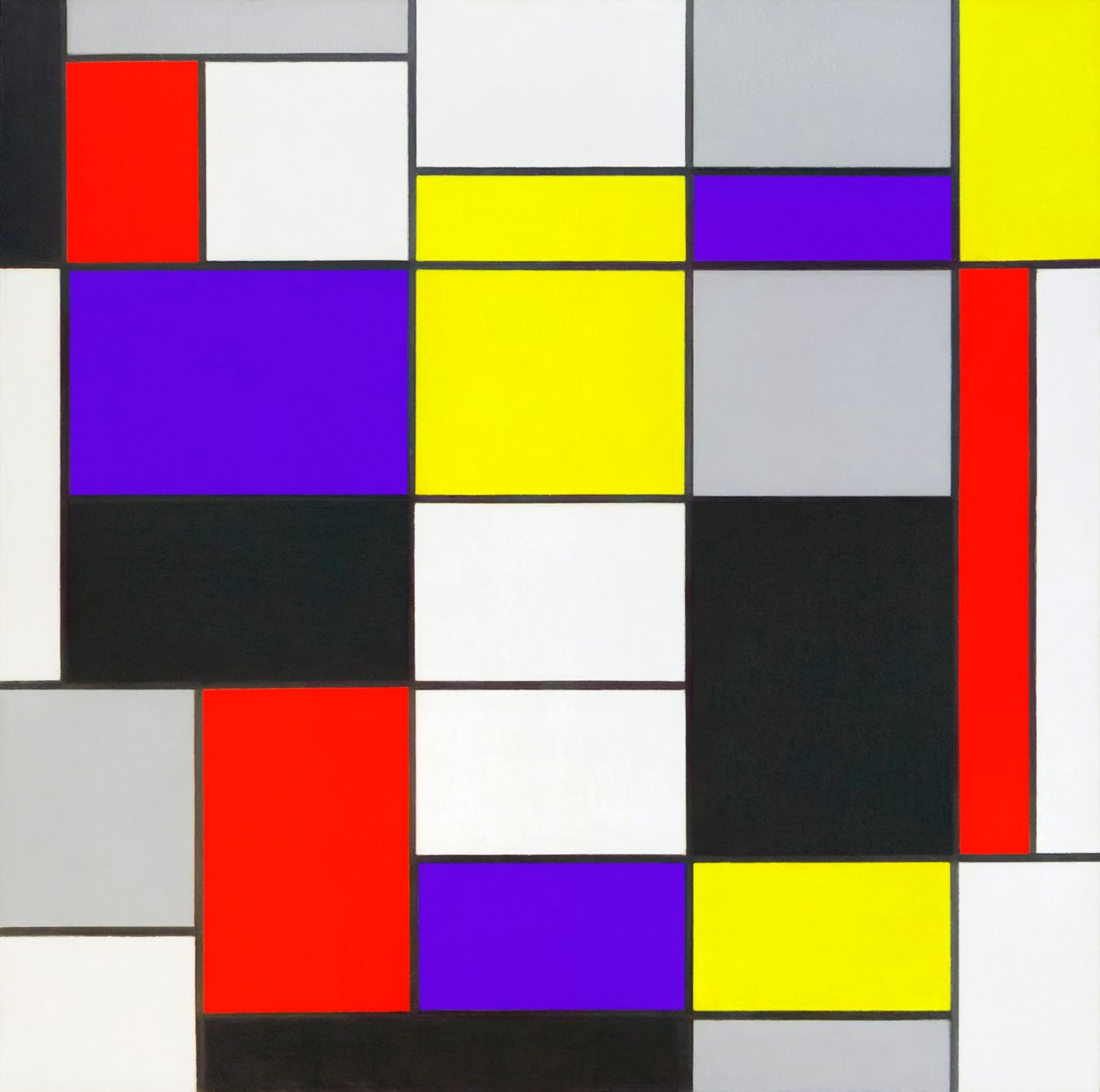 Složení A od Piet Mondrian
