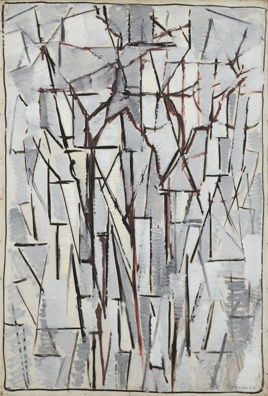 Kompoziční stromy 2, 1912-13 od Piet Mondrian