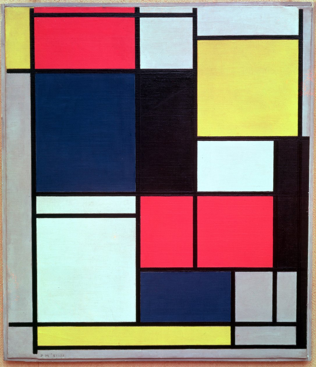 Tabulka II od Piet Mondrian