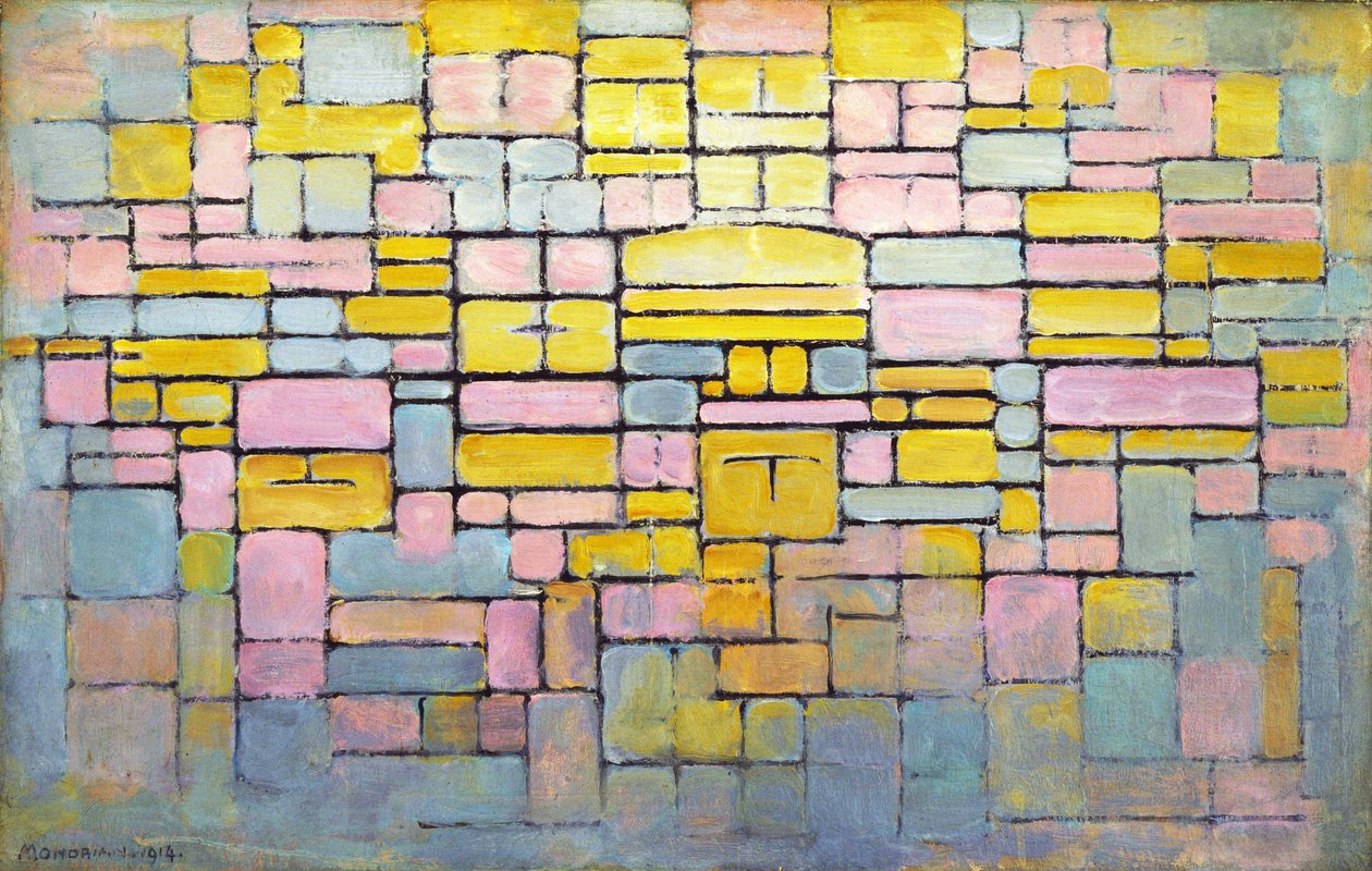 Tablo č. 2 / Skladba č. PROTI od Piet Mondrian