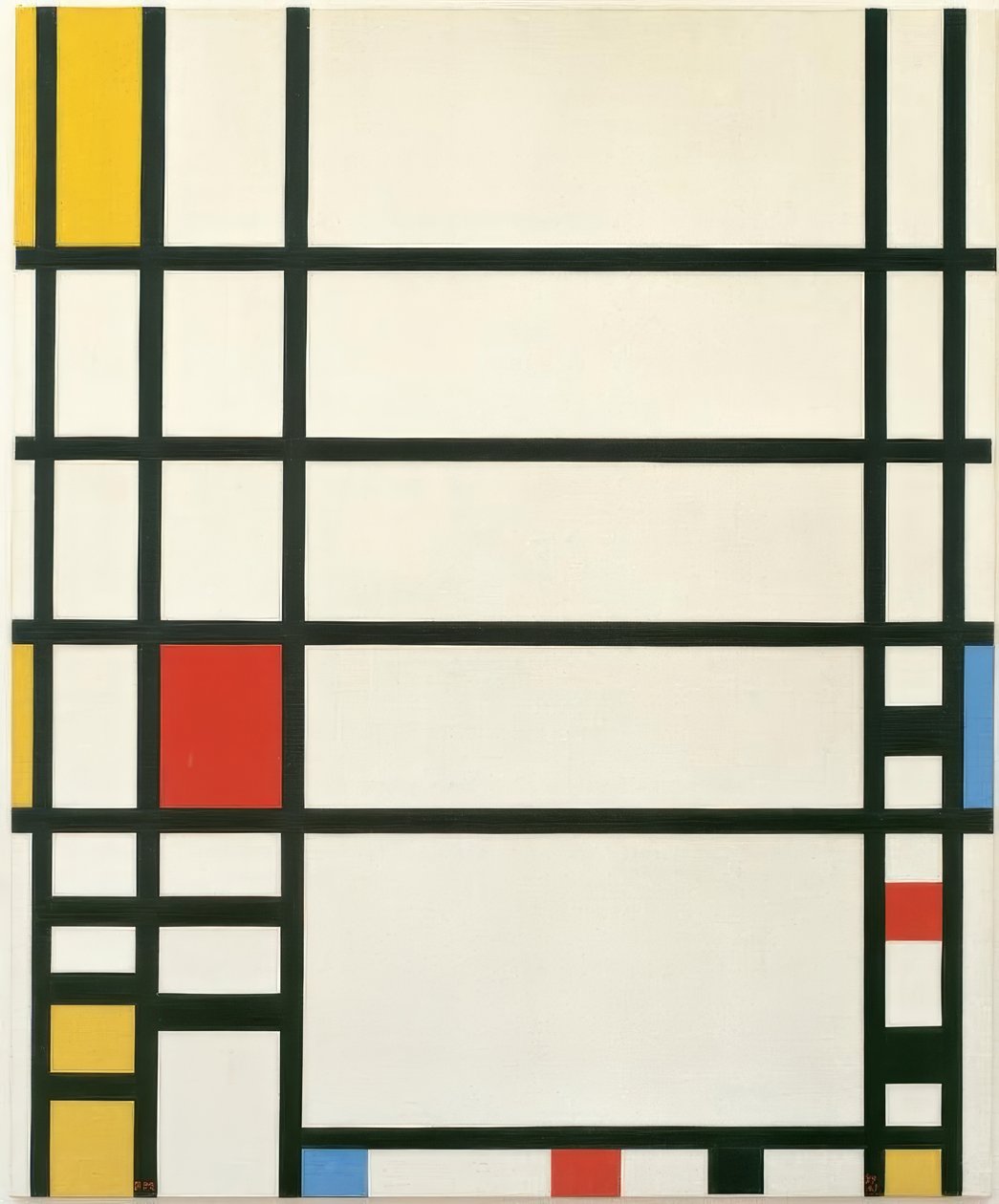 Trafalgarské náměstí od Piet Mondrian