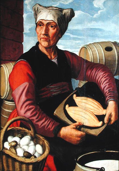 Žena holandského farmáře, 1543 od Pieter Aertsen