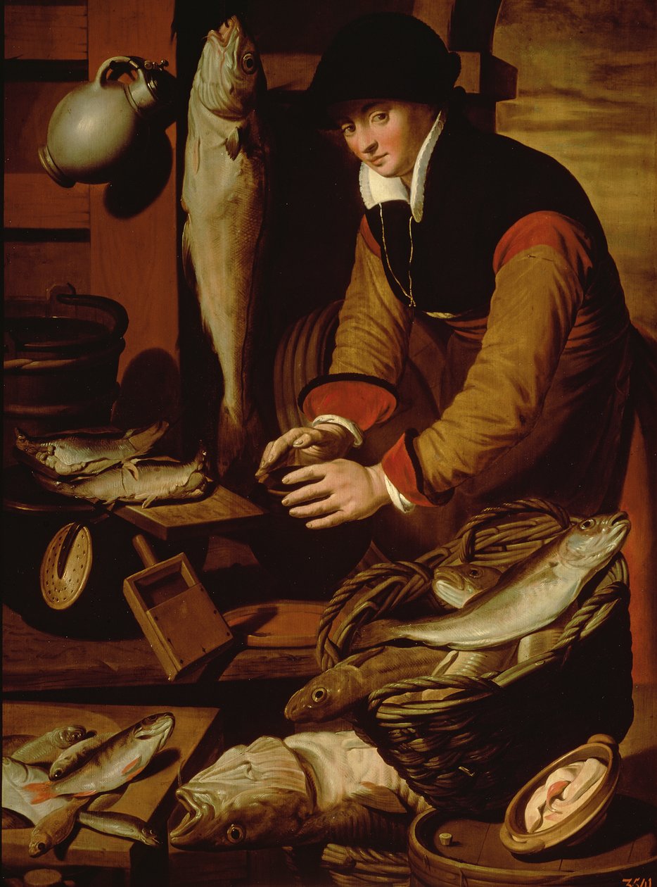 Prodejce ryb od Pieter Aertsen