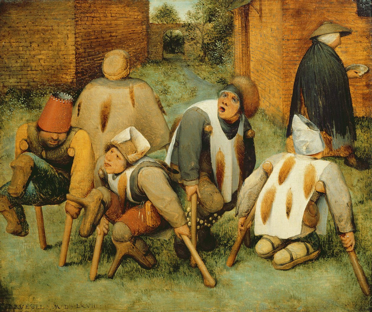 Žebráci, 1568 od Pieter Bruegel the Elder