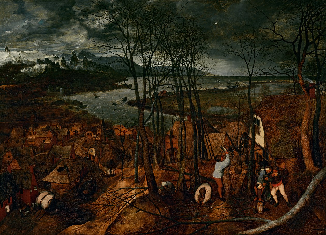 Ponurý den – jaro, 1559 od Pieter Bruegel the Elder