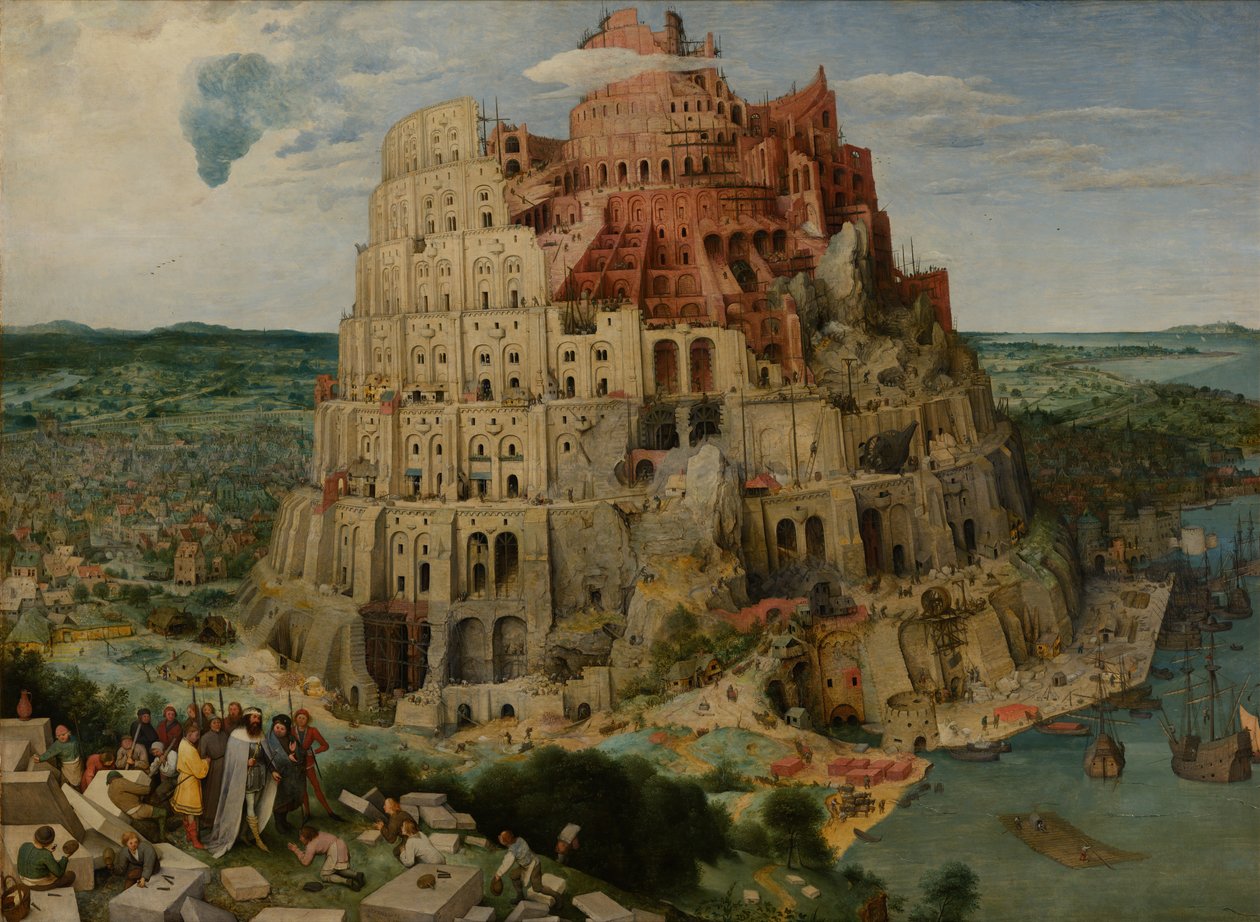 Babylonská věž (Vídeň) od Pieter Bruegel the Elder