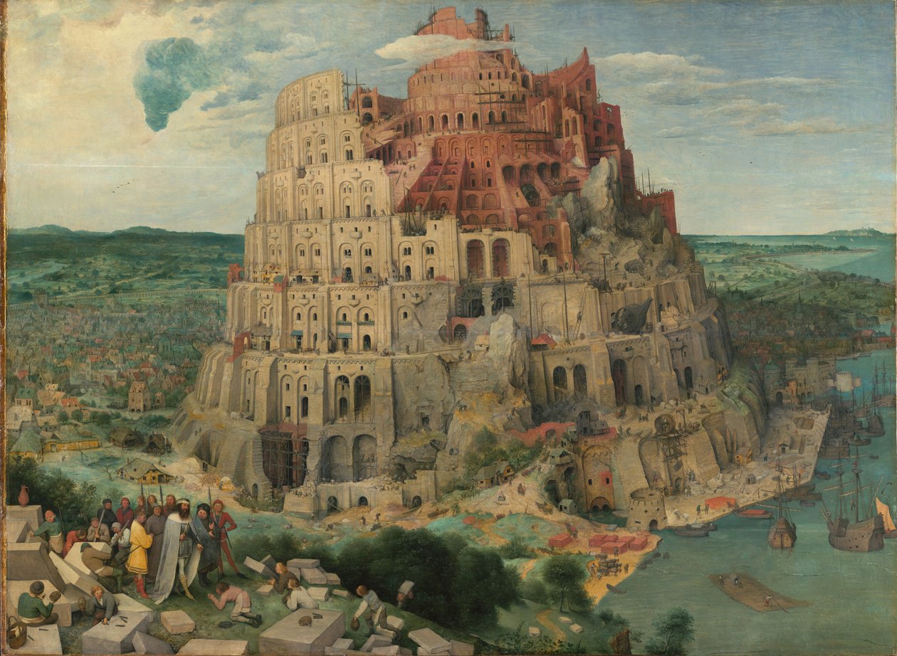 Babylonská věž od Pieter Bruegel the Elder