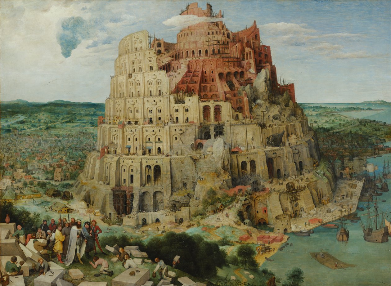 Babylonská věž od Pieter Bruegel the Elder