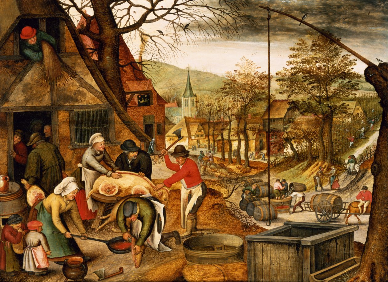Alegorie podzimu od Pieter Brueghel the Younger